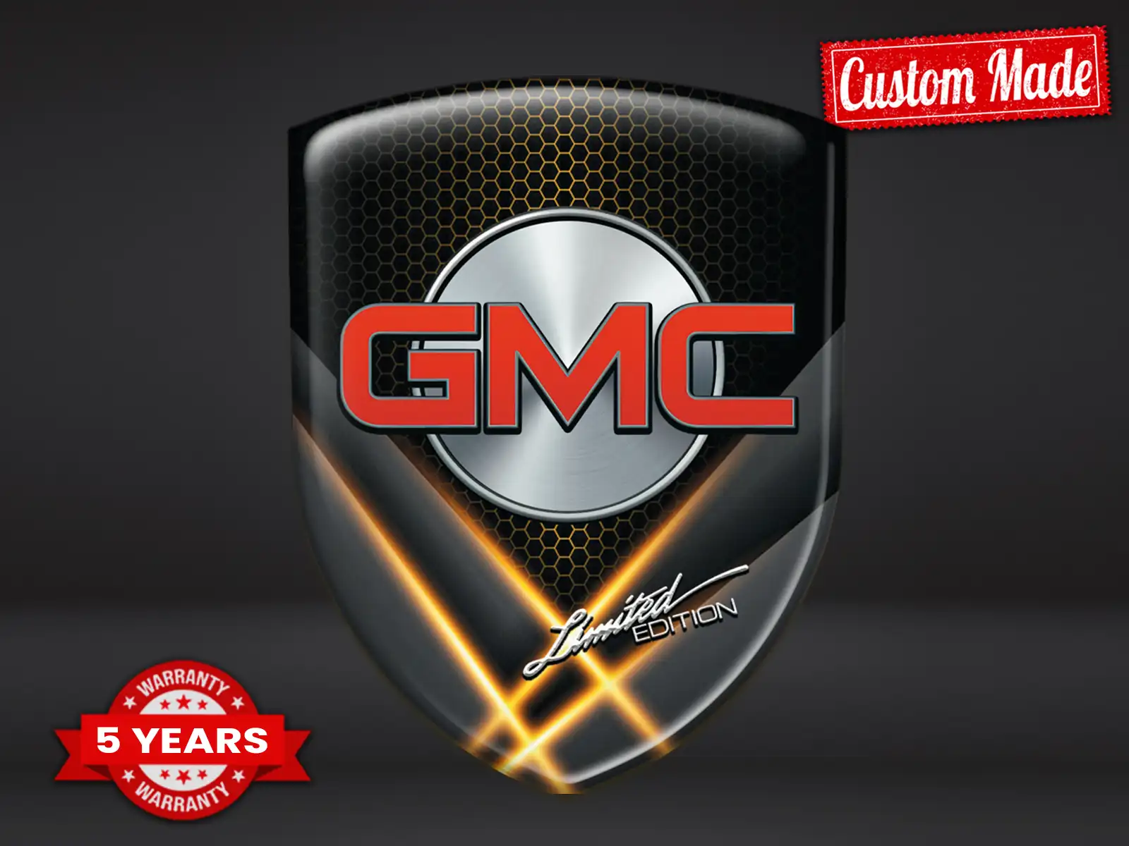 GMC Windschutzaufkleber Max Robust Modern Pro Stilvoll